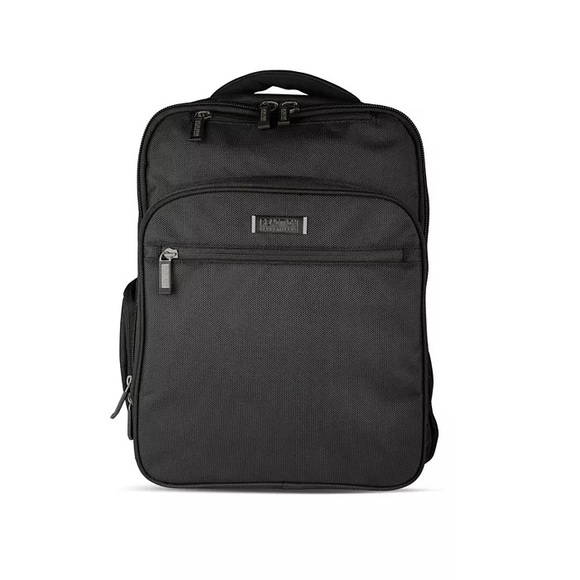 LOT 2 Kenneth Cole Reaction Brooklyn Commuter 16" Backpack - Navy and Charcoal - Picture 14 of 15